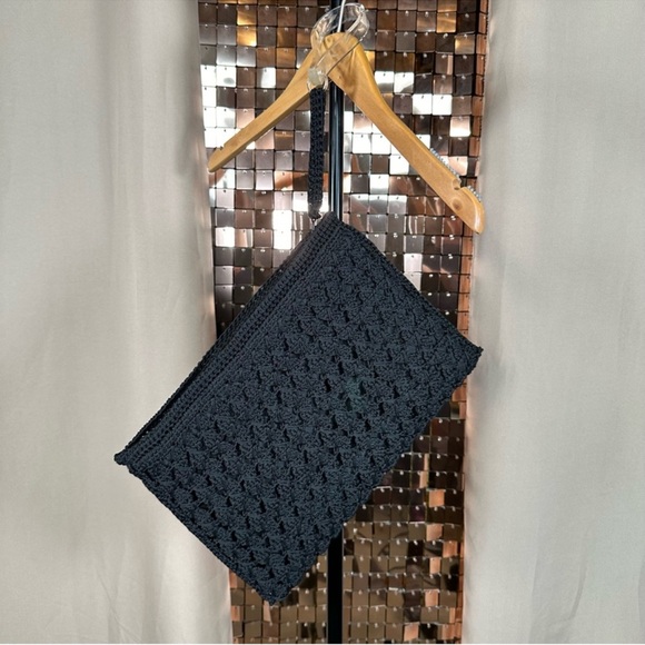 Vintage Black Crochet Bag - Picture 5 of 13